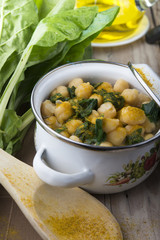 chickpeas with spinach