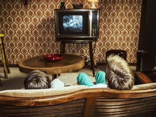vintage living room