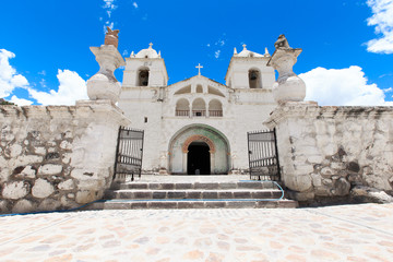 San Pedro de Alcantara Church in Cabanaconde, Peru