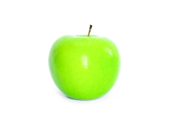 Green apple, isolated on white background