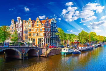 Fototapeten Amsterdam, Niederlande © Alexi Tauzin