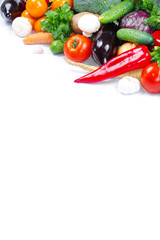 vegetable isolated on a white background