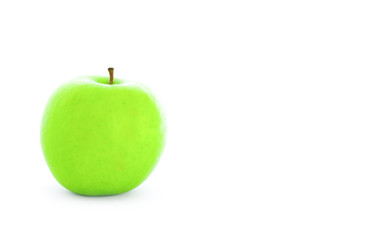 Green apple, isolated on white background