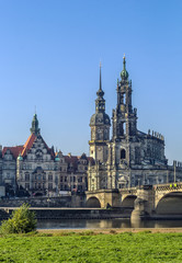 Fototapeta na wymiar Dresden Cathedral, Germany