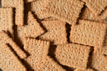 Wafer, diet cookie, background 