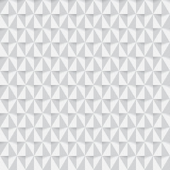White triangle seamless pattern background, Vector illustration