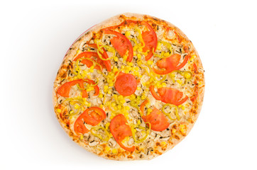 Pizza Vegetarian - Top view