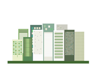 Modern Green City Concept