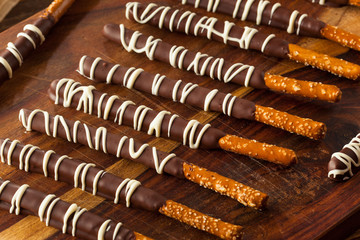Dark Chocolate Covered Pretzels
