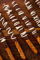 Dark Chocolate Covered Pretzels