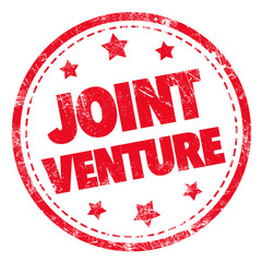 Grunge rubber stamp with text - JOINT VENTURE