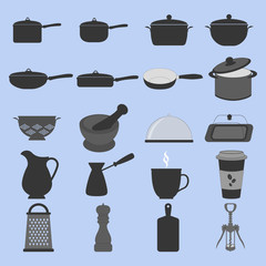 Cookware Icons Set
