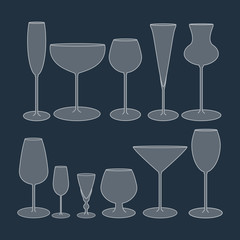 Glasses Set icon
