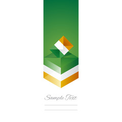 Obraz premium Elections in Ireland white background vector