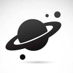 Planet vector icon.