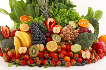 新鮮な野菜と果物