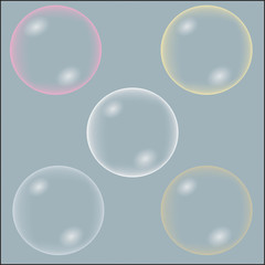 Bubbles vector illustration