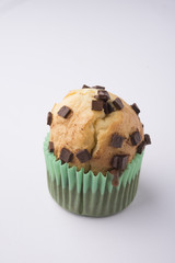 muffin isolated on white background