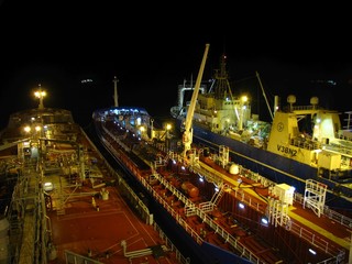 Three veseels in STS in Mauritania waters