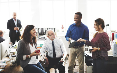 Business Team Working Office Worker Concept