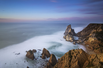 Praia da Ursa vista do topo da falésia