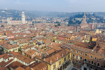 Fototapeta na wymiar The old town of Verona