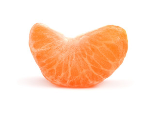 Peeled tangerine