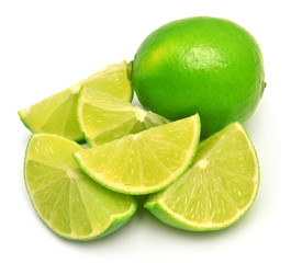 Limes and sliced limes