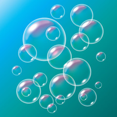 Bubbles vector  illustration