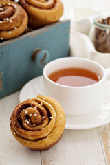 Cinnamon buns for breakfast