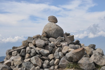 積み石,日本,仏教,ケルン,供養,恐山,登山