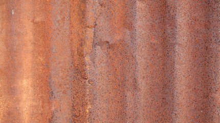 Rusted galvanized iron plate