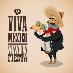 Mexican culture design 