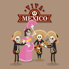 Mexican culture design 