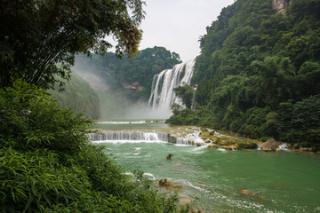 Huangguoshu waterfall. China's largest waterfall