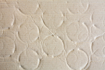 Close up brown cardboard paper background and texture