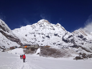 Annapurna South and base camp - Nepal, Himalayas