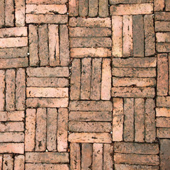 pavement Background of grey cobble stones