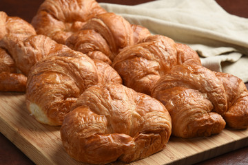 Fresh baked croissants