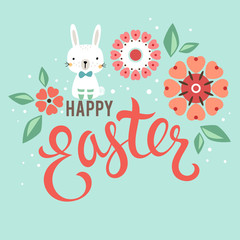 Fototapeta na wymiar Easter Bunny Card