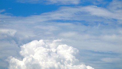 blue sky and beautiful clouds
