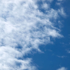 blue sky and beautiful clouds