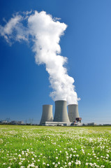 Nuclear power plant Temelin in Czech Republic Europe