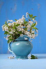Bouquet of cherry blossoms