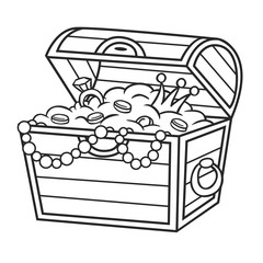 Cartoon Pirate Treasure