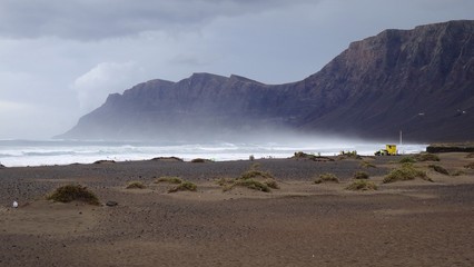 stürmischer Strand