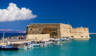 Tuinposter Port in the city of Heraklion. Crete © shpak