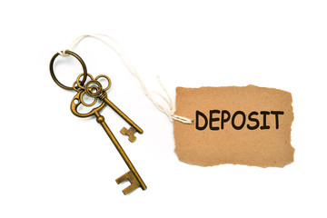 The concept of 'deposit' is translated by key and silver key cha