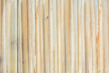 Iron old rusty fence