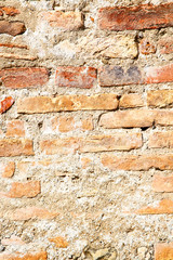  cracked  step   brick in  italy old and texture material   back